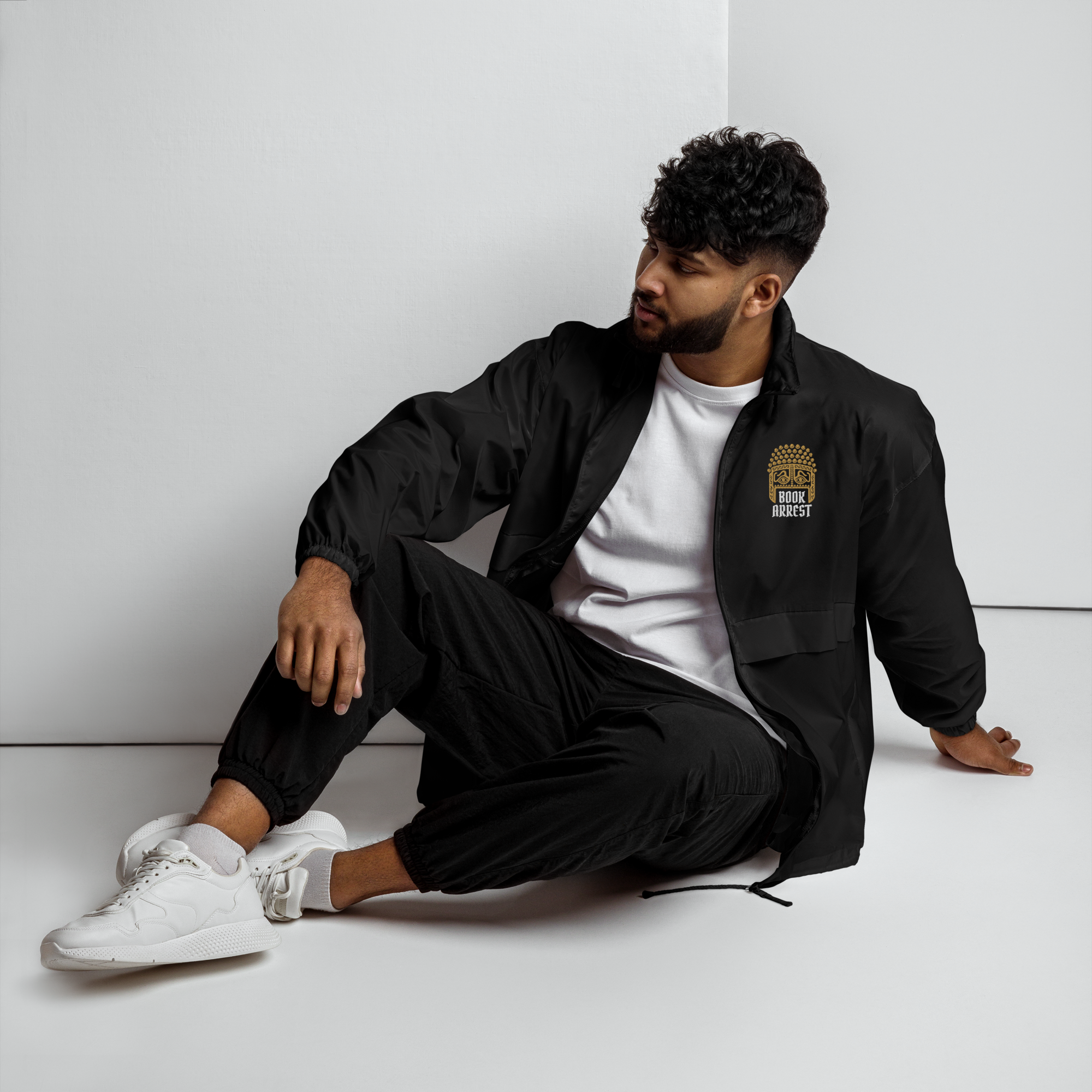 Premium Bookarrest windbreaker met capuchon