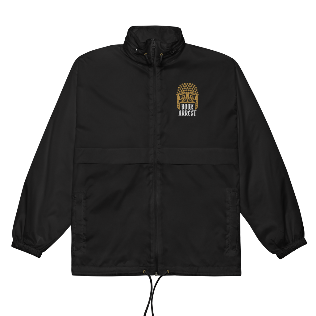 Premium Bookarrest windbreaker met capuchon