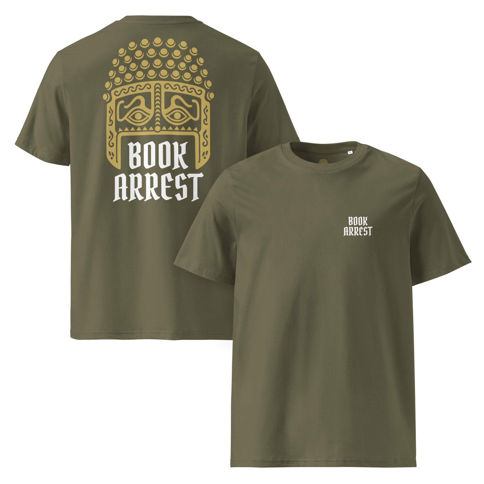 Unisex Bookarrest OG T-Shirt Khaki